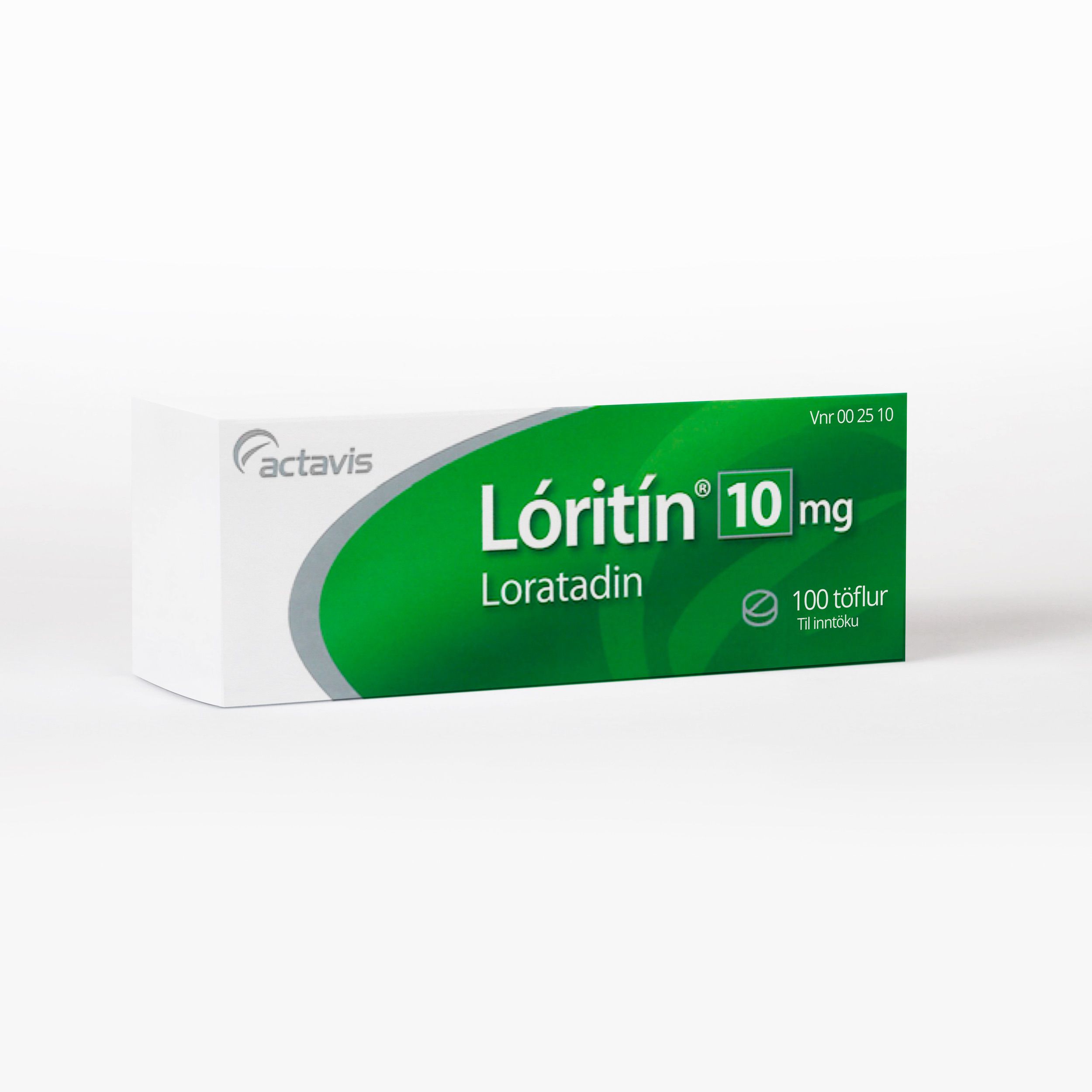 Loritin 100stk 10mg [töflur]