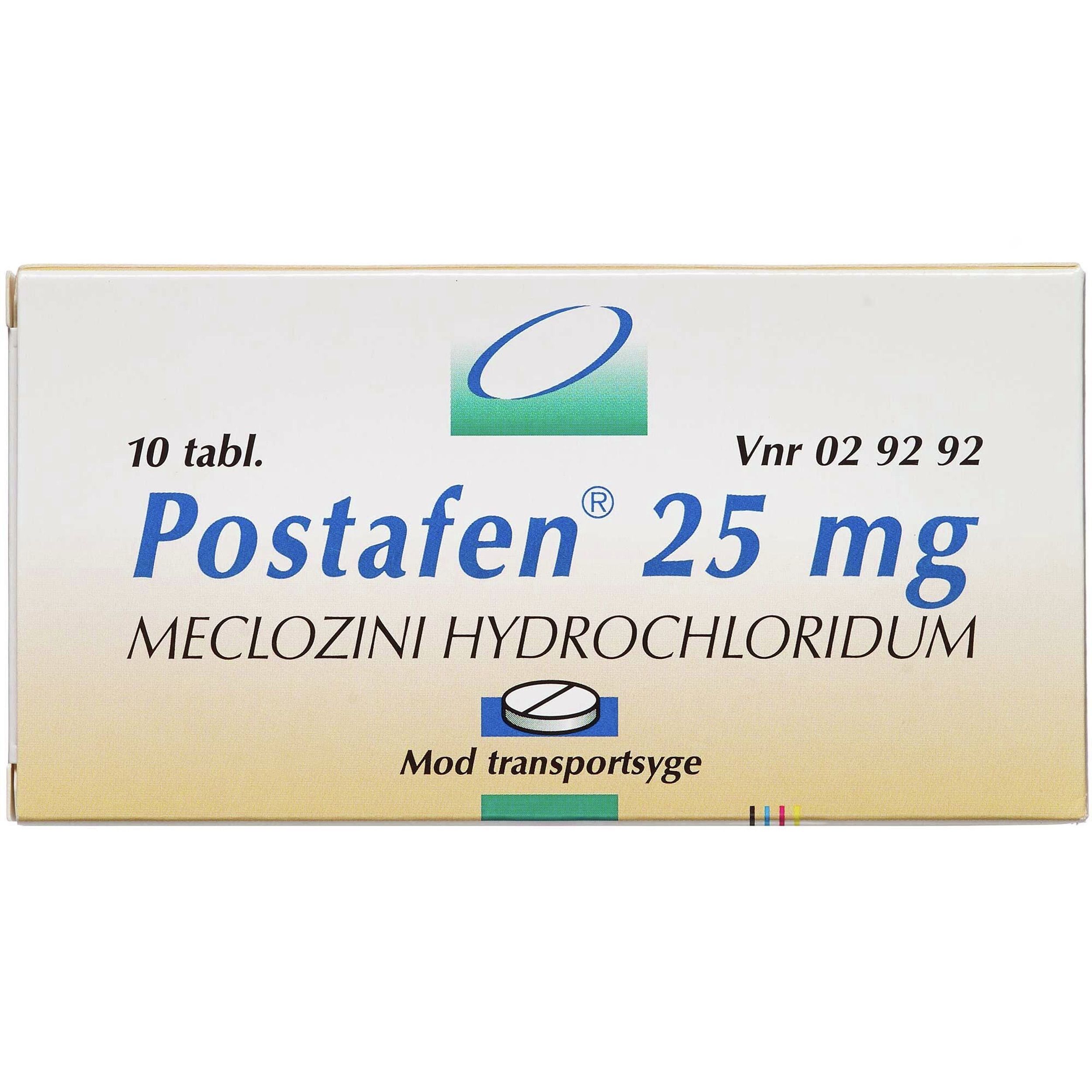 Postafen 10stk 25mg [töflur]