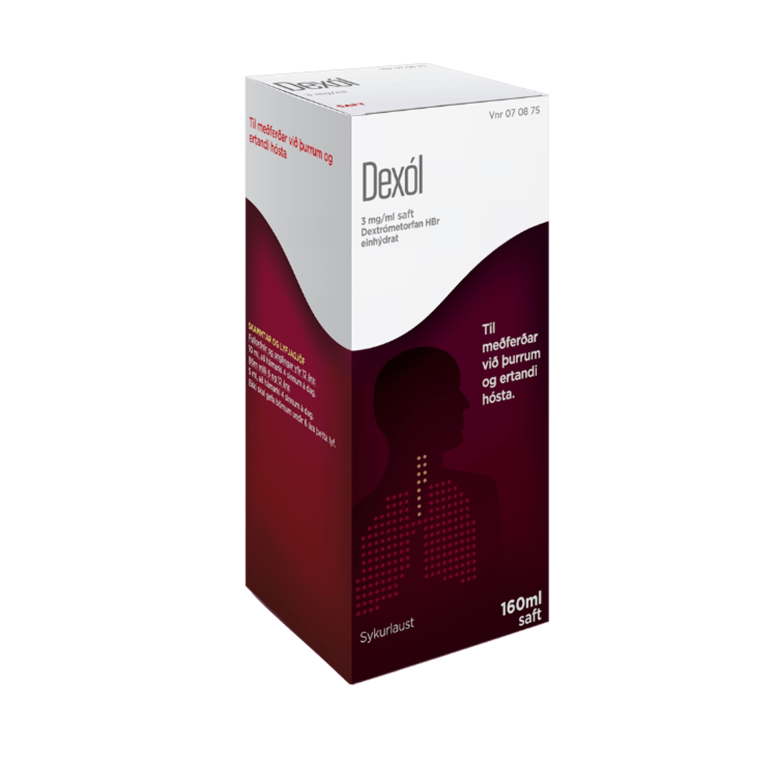 Dexól 160ml 3mg/ml [saft]