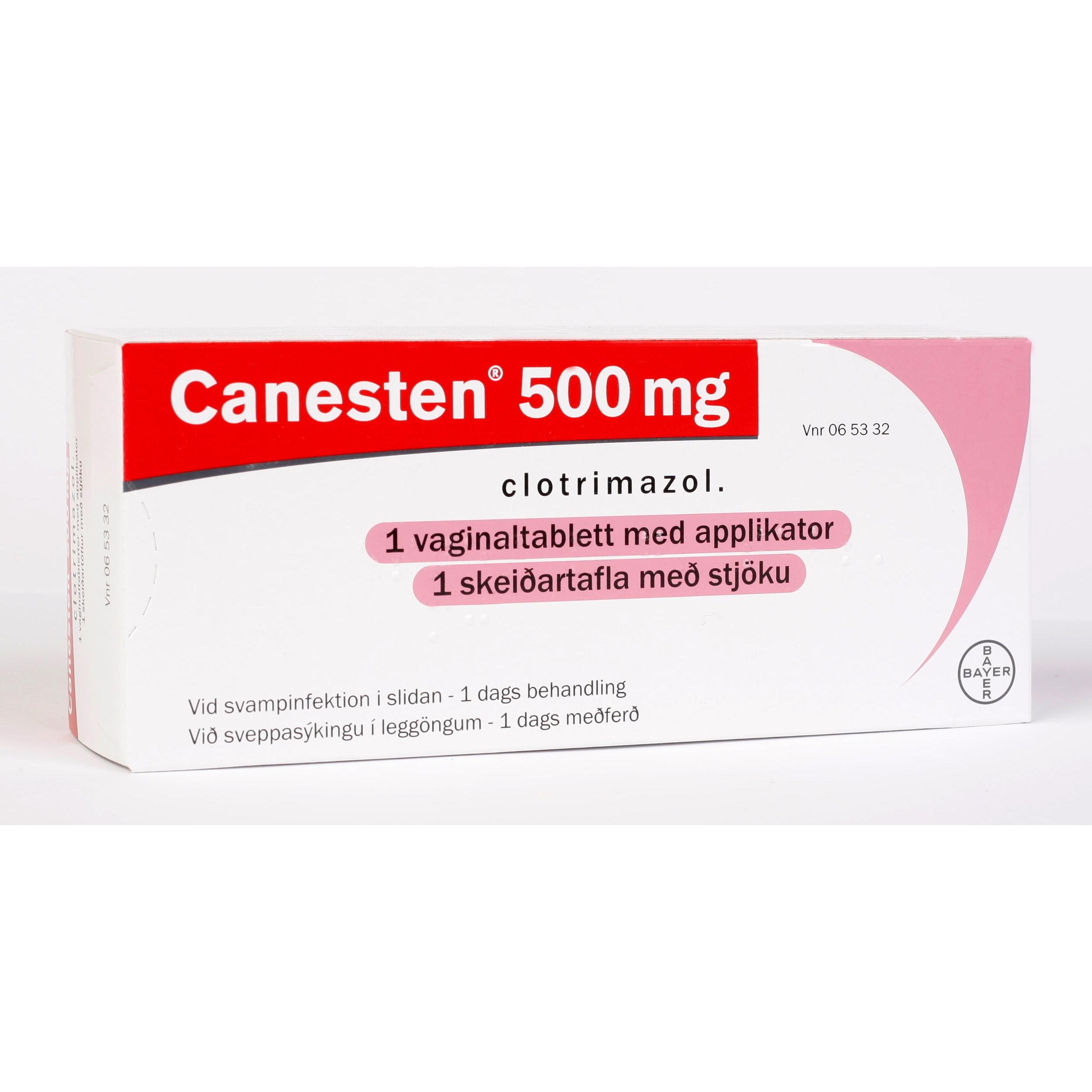 Canesten 1stk 500mg [legtafla]