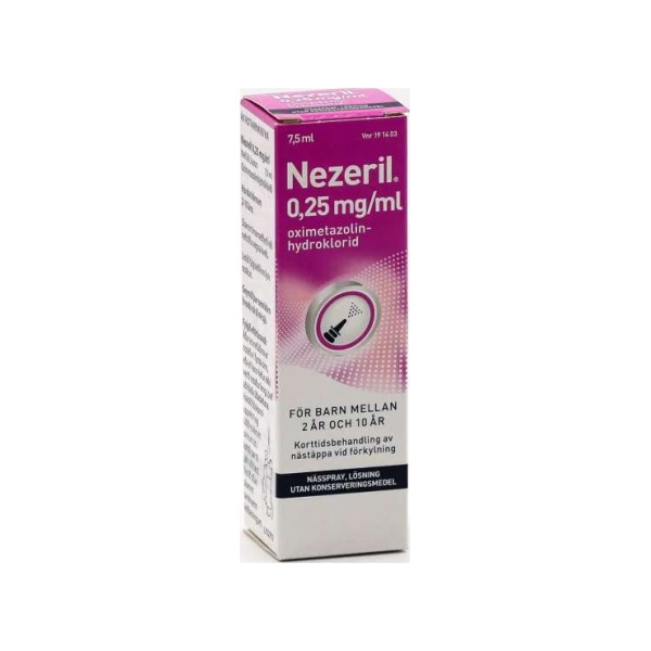 Nezeril  0.25mg/ml 7.5ml