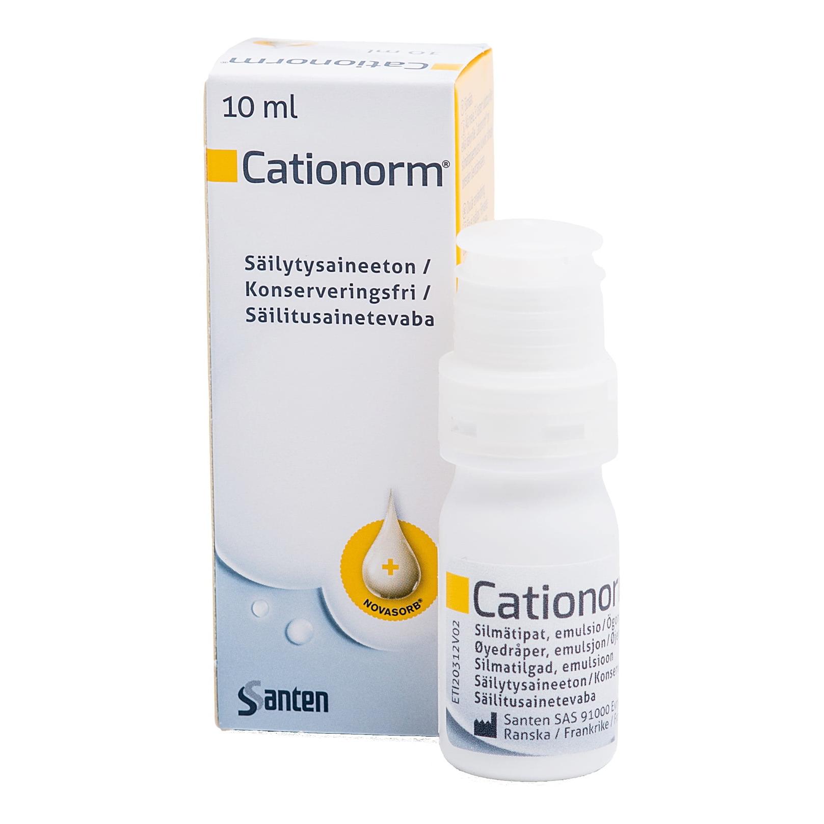 Cationorm augndropar 10ml