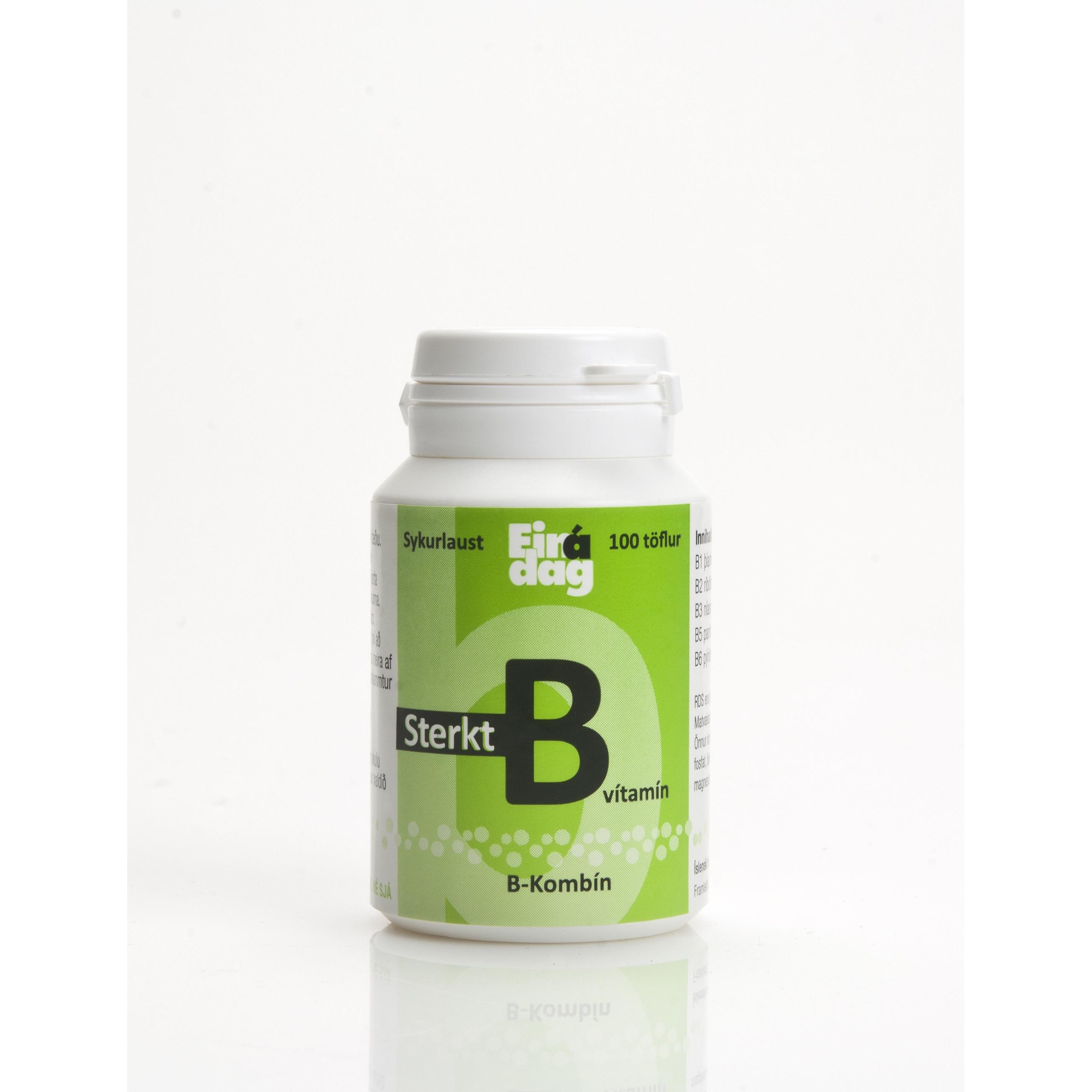 Ein á dag Sterkt B-vítamín 100 stk