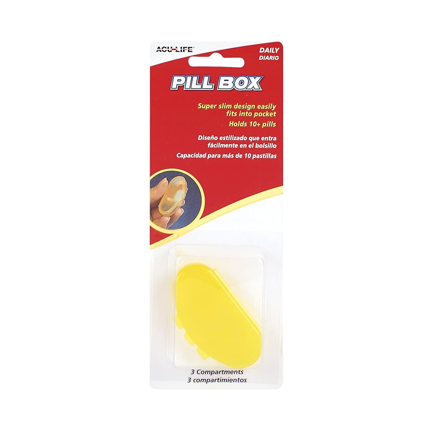 Acu-Life lyfjabox vasabox með 3 hólfum